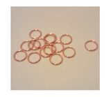 10-2000 Rose Gold Split Jump Ring Rings 4mm, 7mm, 10mm