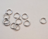 10-1000 Silver Split Jump Ring Rings 4mm, 7mm, 10mm