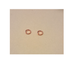 10-2000 Rose Gold Split Jump Ring Rings 4mm, 7mm, 10mm