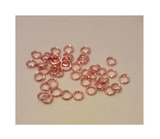 10-2000 Rose Gold Split Jump Ring Rings 4mm, 7mm, 10mm