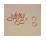 10-2000 Rose Gold Split Jump Ring Rings 4mm, 7mm, 10mm