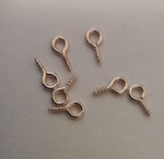 10 20 50 100 200 500 or 1000 Small Screw Hooks Eye Pins Jewellery 7.5mm - 10mm Length