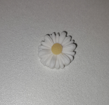 10/20x White Daisy Resin Rhinestones Cabochon Arts and Crafts Flower