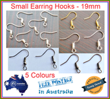 10/20/50/100/200/400/1000 Earring Hook Hooks coils Ear Wire