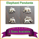 1/2/5/10 Elephant Charms 2 sizes available for Bracelets Earrings or Necklaces