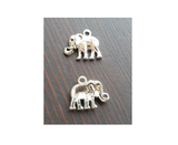 1/2/5/10 Elephant Charms 2 sizes available for Bracelets Earrings or Necklaces