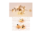 10-2000 Earring Stud 4 6 8mm post pad finding bullet backs