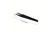 Metal Angled Rhinestones Tweezers Crafting Nail Art Tool Pick Up Aid