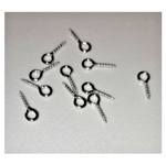 10 20 50 100 200 500 or 1000 Small Screw Hooks Eye Pins Jewellery 7.5mm - 10mm Length