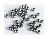 10/20/50/100/200/500x 2mm / 3mm Round Metal Open Hole Crimp Beads