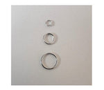 10-1000 Silver Split Jump Ring Rings 4mm, 7mm, 10mm