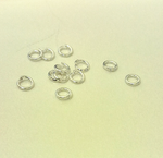 10-1000 White Silver Split Jump Ring Rings 4mm 7mm 10mm