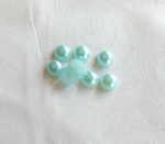 100/500/1000/2000 Faux Half Pearl Rhinestones Flat Back 4mm / 6mm