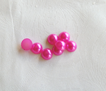 100/500/1000/2000 Faux Half Pearl Rhinestones Flat Back 4mm / 6mm