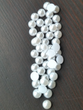 100/500/1000/2000 Faux Half Pearl Rhinestones Flat Back 4mm / 6mm