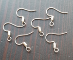 10/20/50/100/200/400/1000 Earring Hook Hooks coils Ear Wire