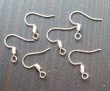 10/20/50/100/200/400/1000 Earring Hook Hooks coils Ear Wire