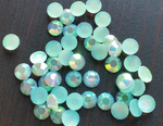 100-2000 AB 4 or 6mm - Flat Back Reflective Rhinestones Diamante Colours