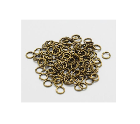 10-1000 Bronze Split Jump Ring Rings 4mm, 7mm, 10mm
