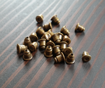 10-1000x Earring Bullet Backings Backs Gold Silver Bronze White Silver Tone