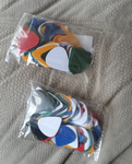 10/20/50 Solid Colour Plectrums Picks Random Selection Celluloid