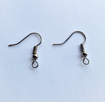 10/20/50/100/200/400/1000 Earring Hook Hooks coils Ear Wire