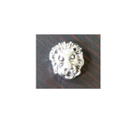 2 - 20 Lion Head Spacer Beads Gold and Silver