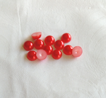 100/500/1000/2000 Faux Half Pearl Rhinestones Flat Back 4mm / 6mm