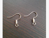 10/20/50/100/200/400/1000 Earring Hook Hooks coils Ear Wire