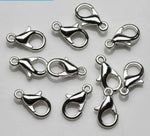 2-50 Metal lobster Parrot claw clasps 10x5mm or 14x8mm