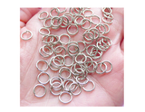 10/20/50/100/200/500/1000 Split Jump Rings 6mm 7mm 10mm x 0.7 Thin Link