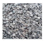 100/500/1000/2000 Flat back Resin Sunflower 4mm - 6mm Silver Rhinestones