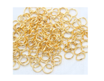 10 -1000 Gold Split Jump Ring Rings 4mm, 6mm, 7mm, 10mm