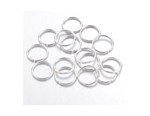 10/20/50/100/200/500/1000 Split Jump Rings 6mm 7mm 10mm x 0.7 Thin Link